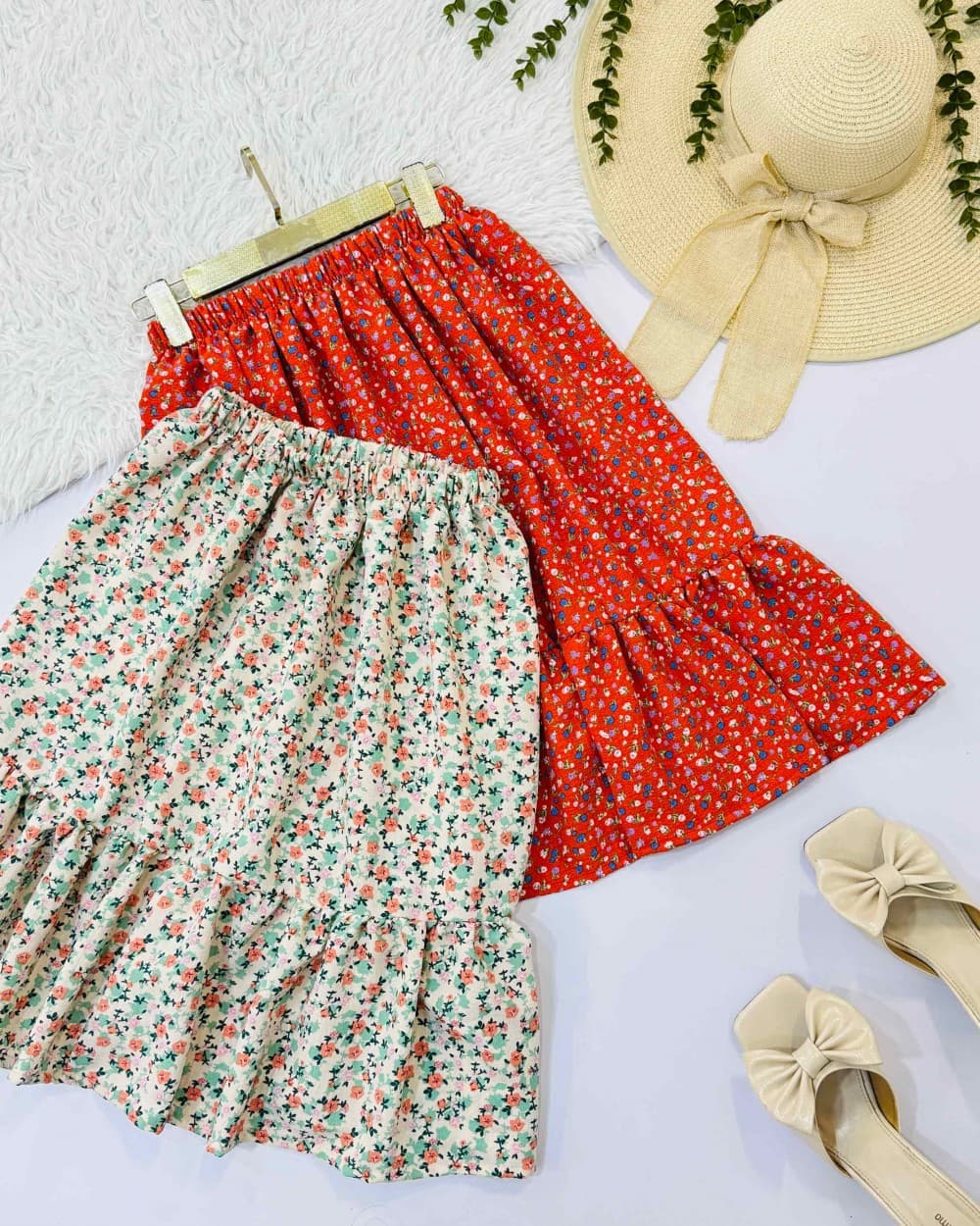 دامن کوتاه پفکی _ کد 1070