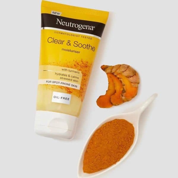 کرم آبرسان مرطوب کننده زردچوبه نوتروژینا پوست چرب و مستعد آکنه