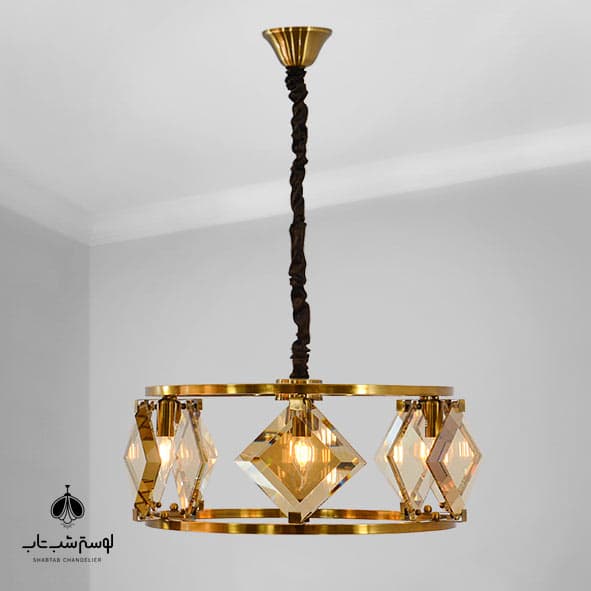 لوستر آویز 19017/6 آنتیک 6 شعله – pdr