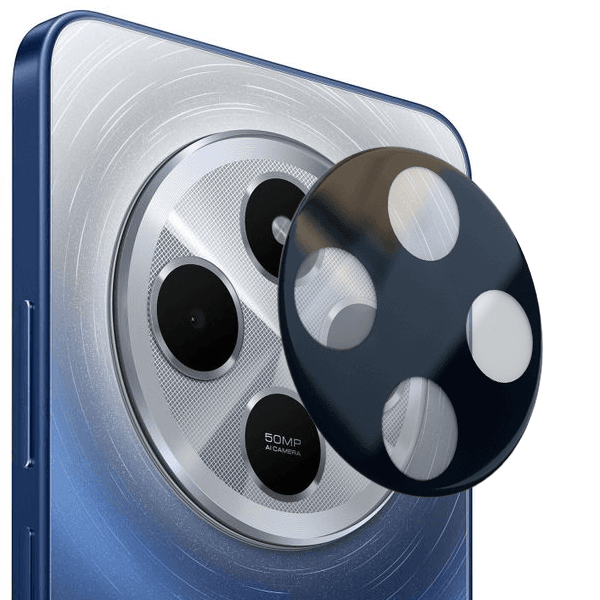 گلس محافظ لنز گوشی Xiaomi Redmi 14C مدل شیشه ای 3D