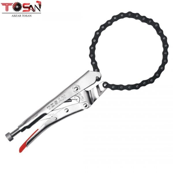 انبر قفلی فیلتر باز کن زنجیری 9اینچ توسن tosan