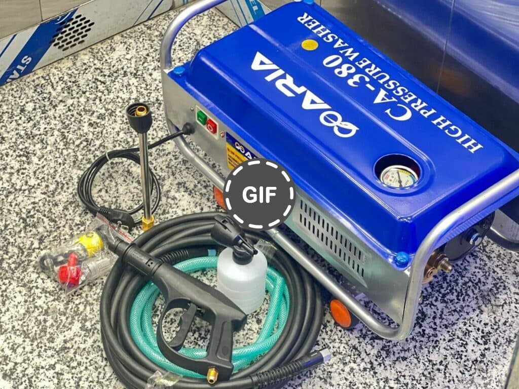 کارواش شاسی دار صنعتی 160 بار آریا مدل CA-380