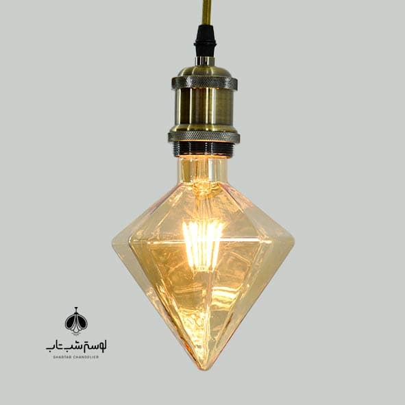 لامپ ادیسونی ال ای دی الماسی نوک تیز 6 وات