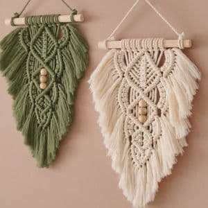 مینی دیوار کوب برگمکرومه بافی