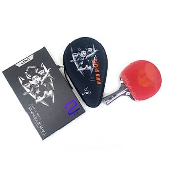 راکت پینگ پنگ لوکی دو ستاره سری کرین کیف دار