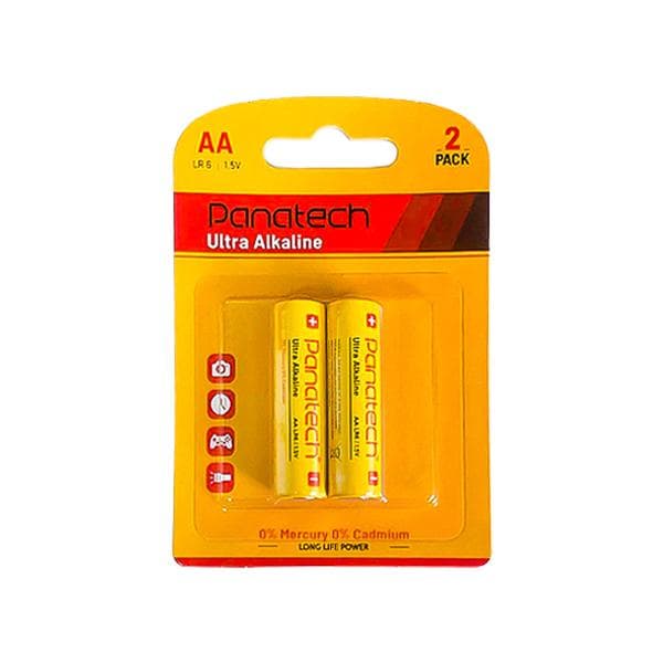 باتری قلمی اولترا آلکالاین پاناتک مدل LR6 بسته 2 عددی