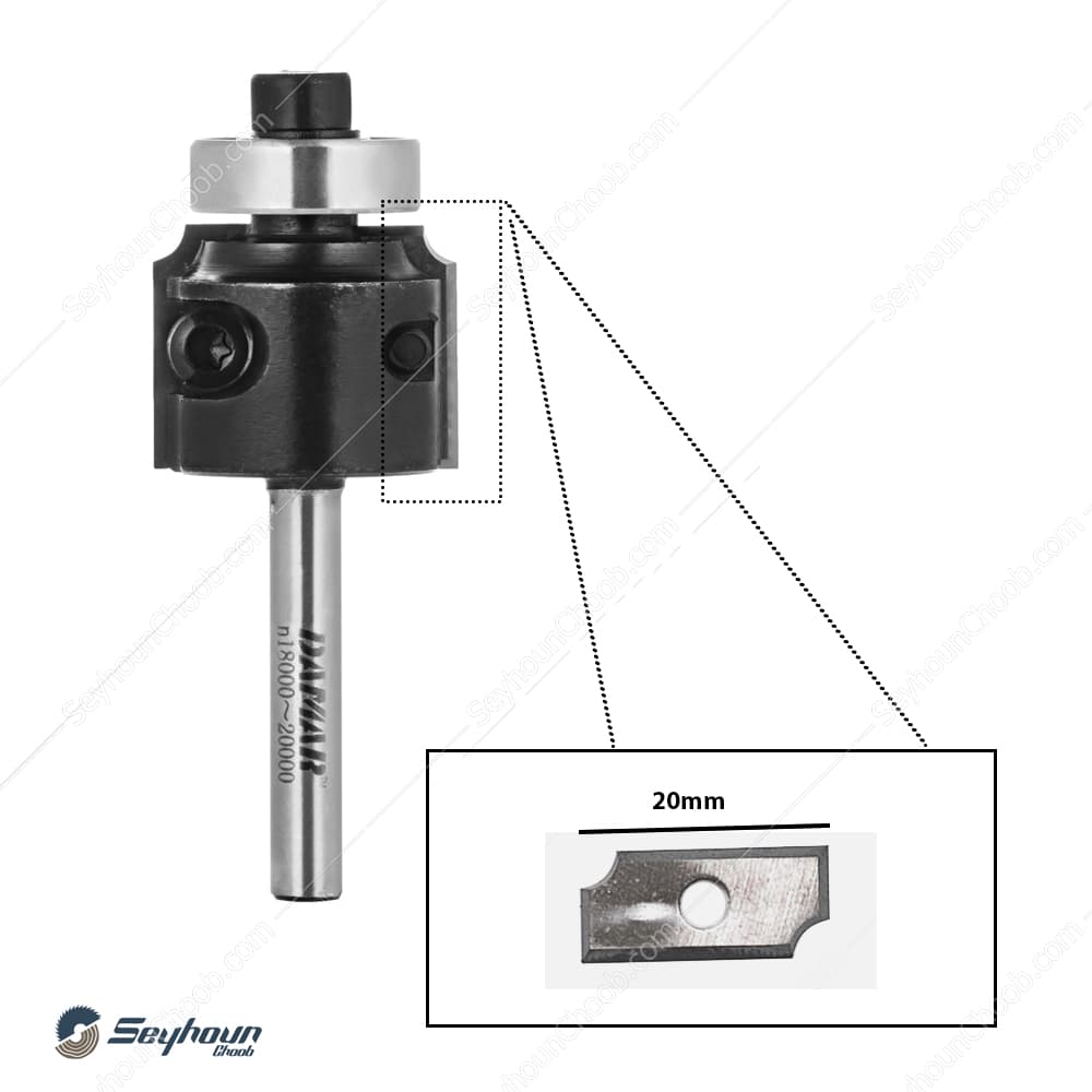 پک دو عددی تیغچه تیغ بانکی دامار مدل DM117-25-R3