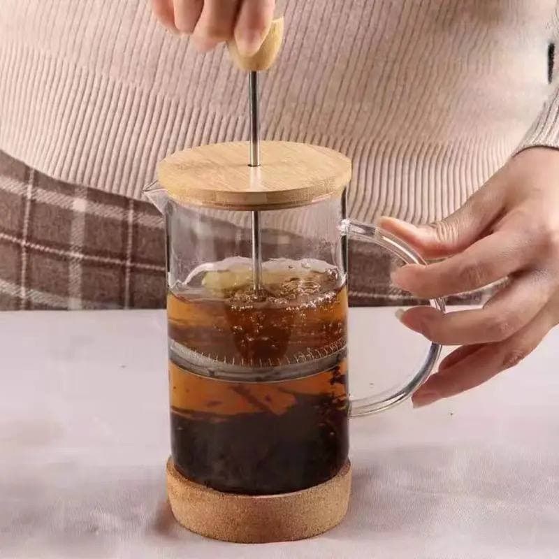 فرنچ پرس درب بامبو کد 101603