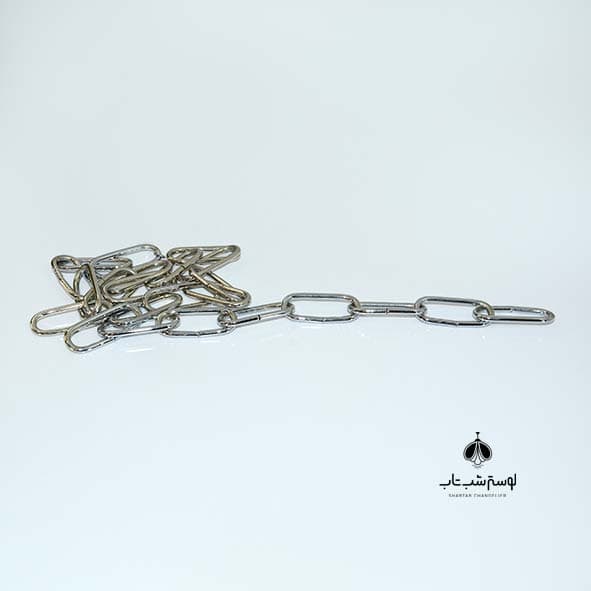 زنجیر لوستر 4 میل کروم