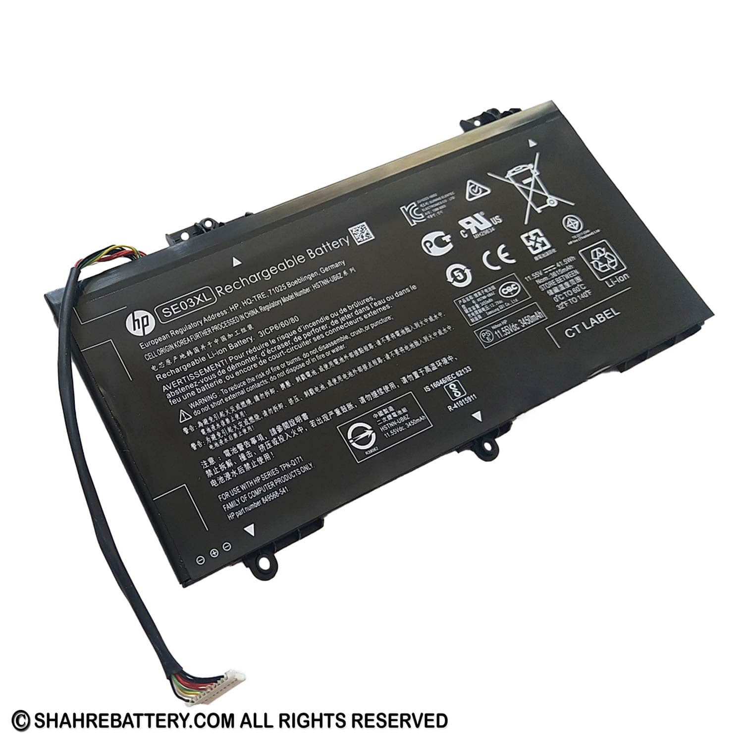 باتری اورجینال لپ تاپ اچ پی HP Pavilion 14 SE03XL