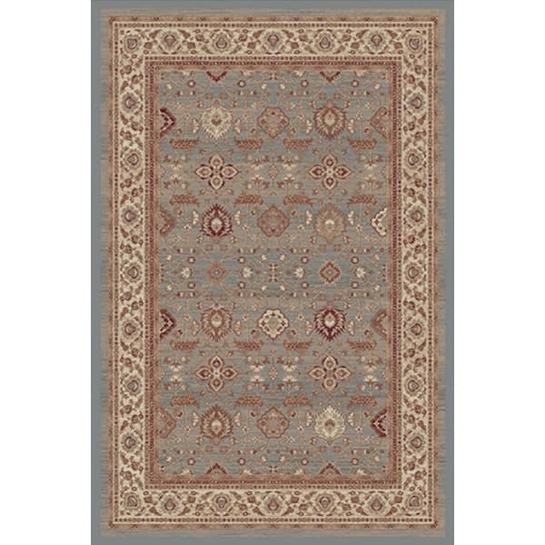 کاور فرش طوسی طرح سنتی نگین ترمه مدل 112