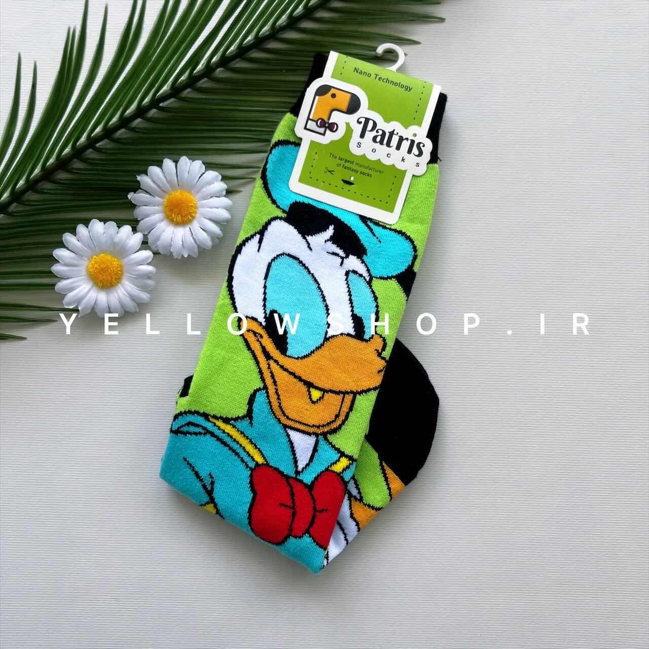 جوراب ساقدار دیزنی طرح دانلد داک پاتریس کد 33036