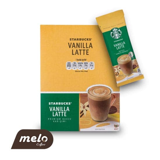 قهوه فوری لاته وانیلی استارباکس