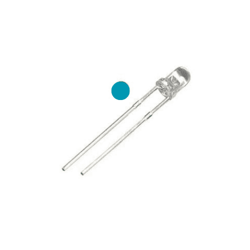 ال ای دی آبی ۵ میل شفاف