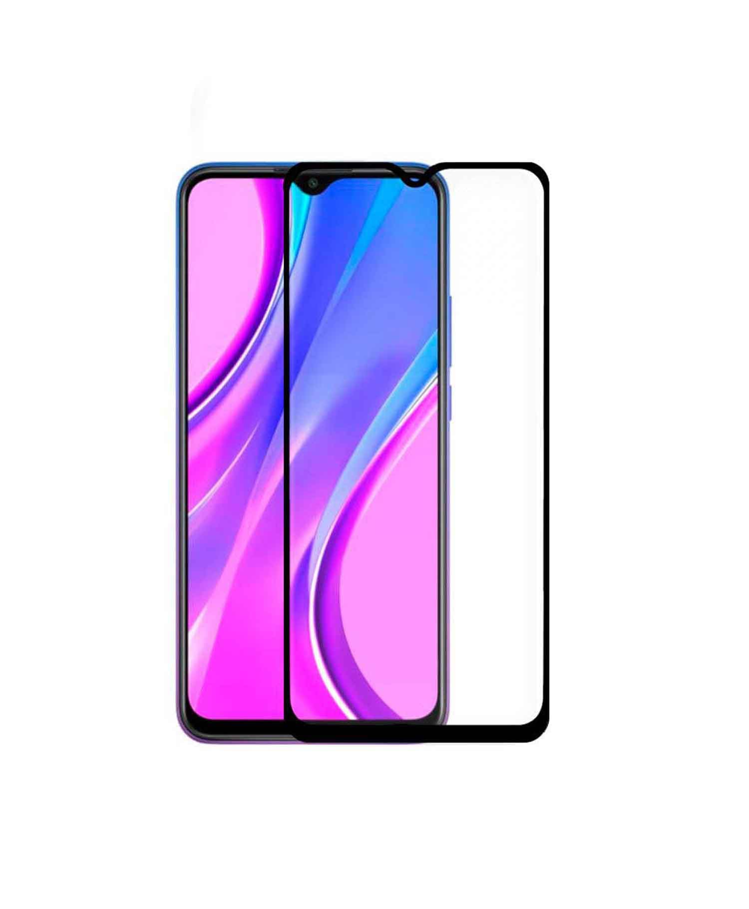 گلس فول تمام چسب موبایل شیائومی Xiaomi Redmi 9
