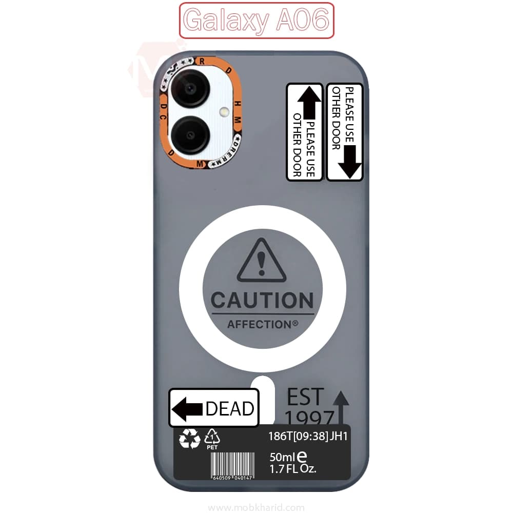 قاب محافظ سامسونگ Caution Affection Dead Cover | Samsung Galaxy A06