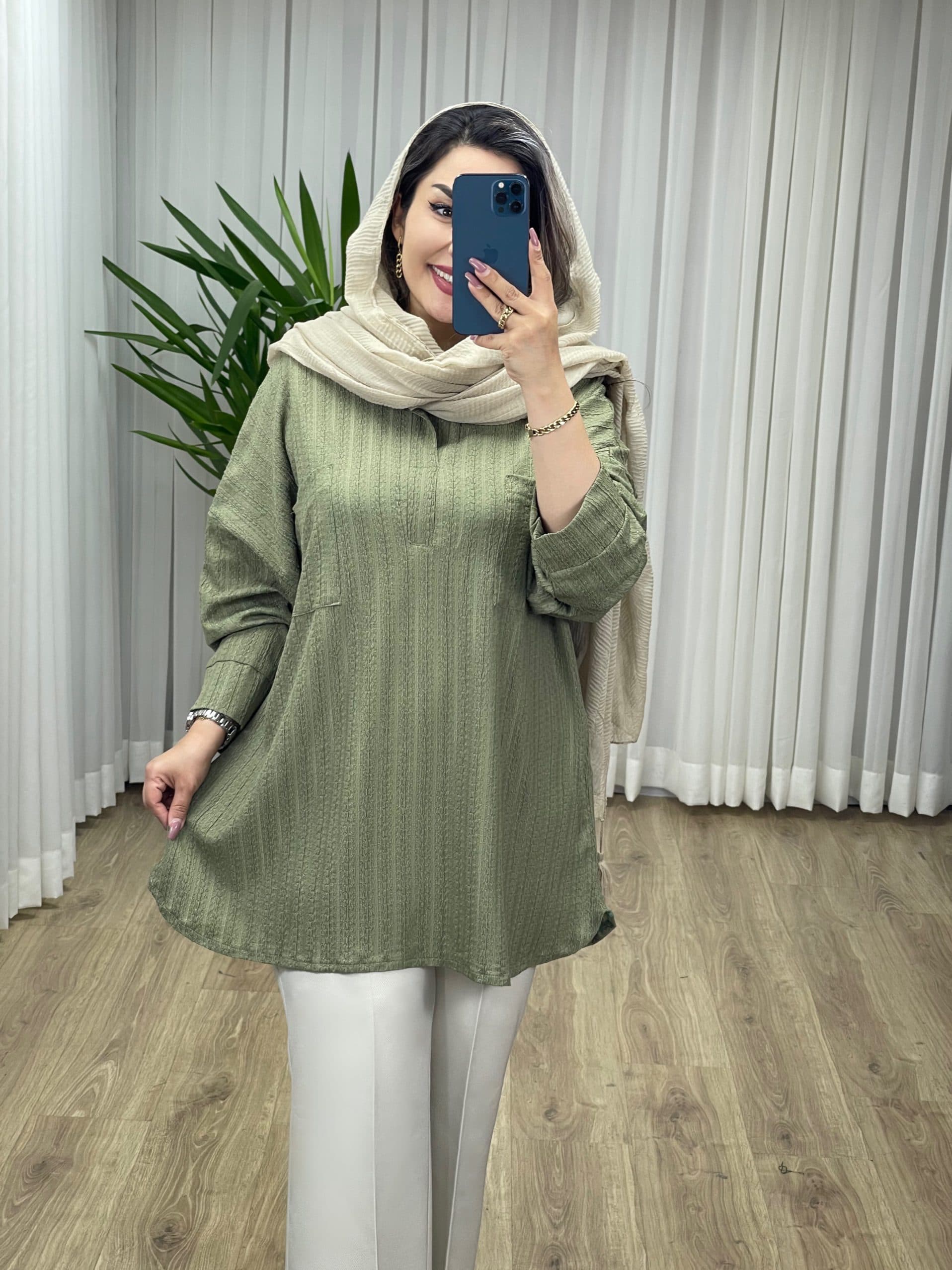 شومیز مانتویی مراکشی کد 2111