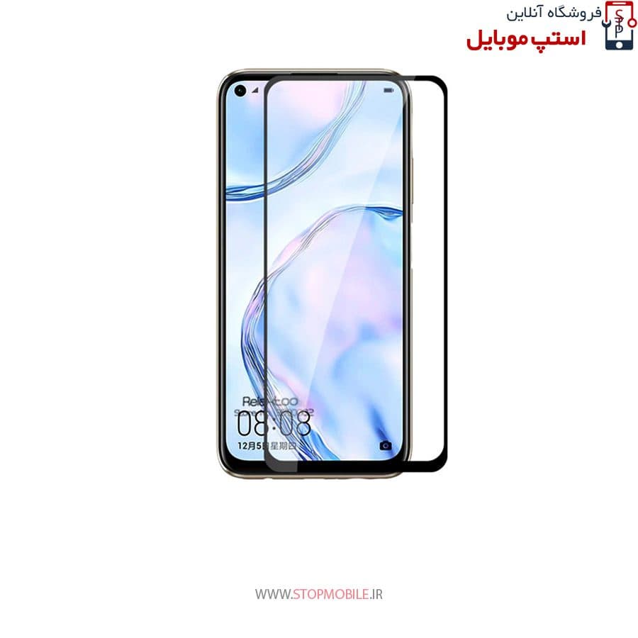 گلس هواوی HUAWEI NOVA 7i مدل شیشه ای فول تمام صفحه