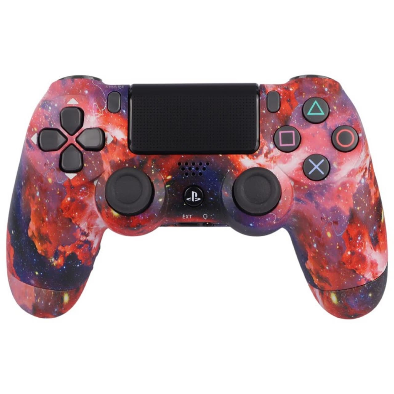 دسته بازی بی سیم سونی Dualshock 4 High Copy درجه یک طرح Galaxy مناسب برای PS4