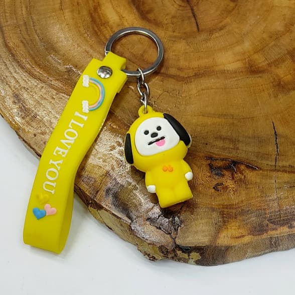 جاکلیدی سیلیکونی وارداتی طرح چیمی همراه با بند آویز