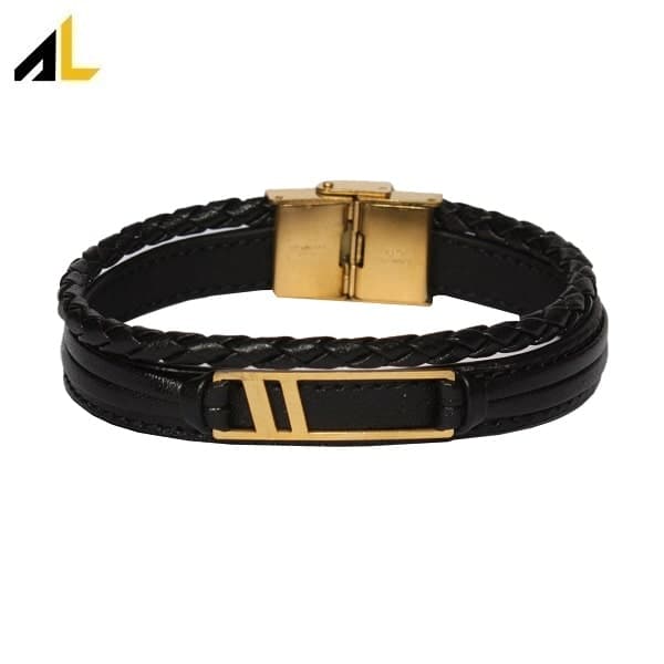 دستبند چرم کد ALD005