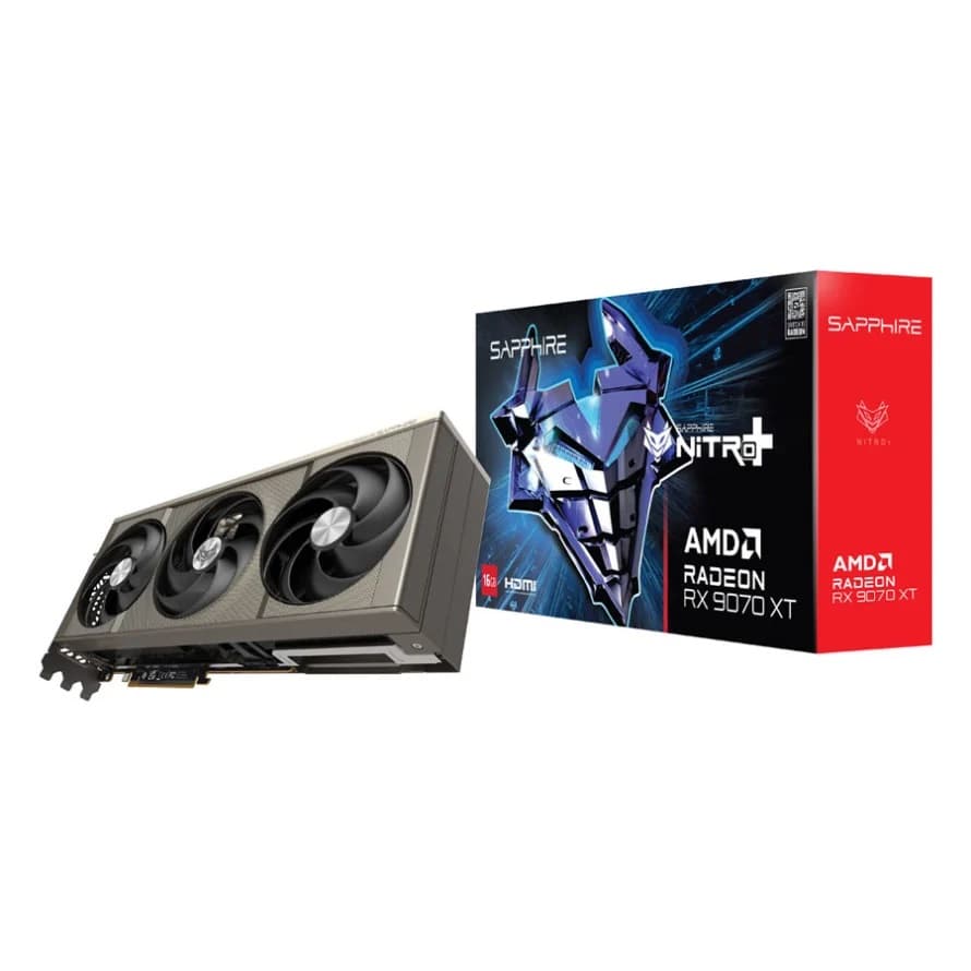 کارت گرافیک سافایر مدل NITRO+ Radeon RX 9070 XT OC 16GB