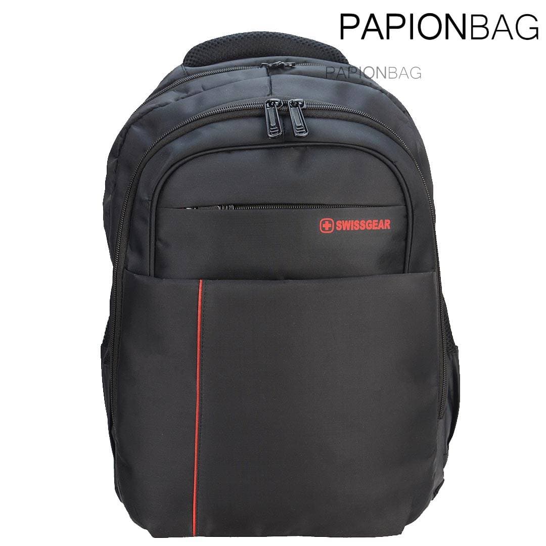 کوله پشتی برزنت swissgear دارای پورت هندزفری جنس اعلا کد77 +ویدیو