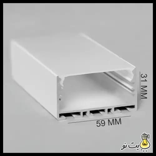 چراغ خطی روکار 5.9 سانت کد 18