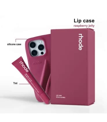 قاب ایفون 15 پرومکس همراه لیپ گلاس رود Case Iphone 15 Pro max rhode