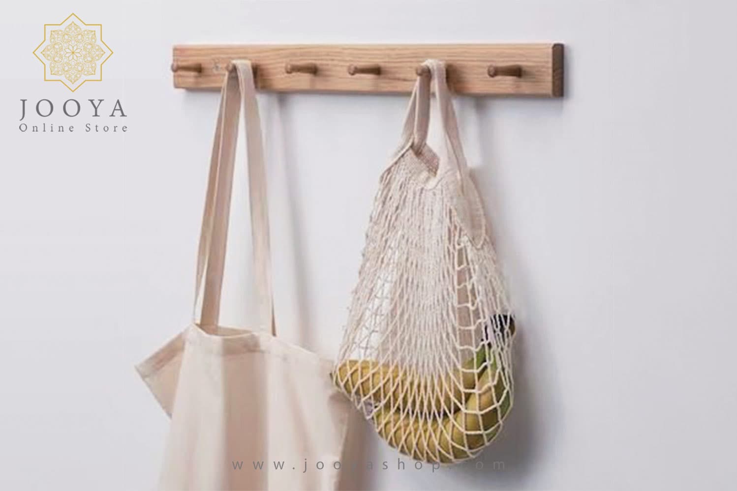 آویز لباس چوبی ایکیا مدل HOVOLM