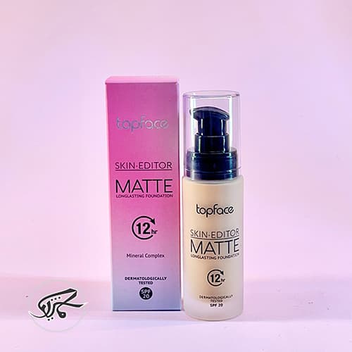 کرم پودر مات تاپ فیس مدل اسکین ادیتور Topface Skin Editor Matte Longlasting Foundation