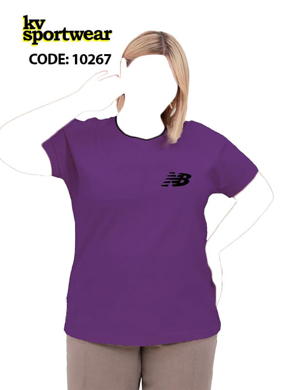 تیشرت سایز بزرگ ورزشی زنانه NEW BALANCE کد 002