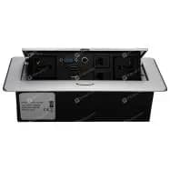 پریز برق فانتونی مدل N336 نقره ای