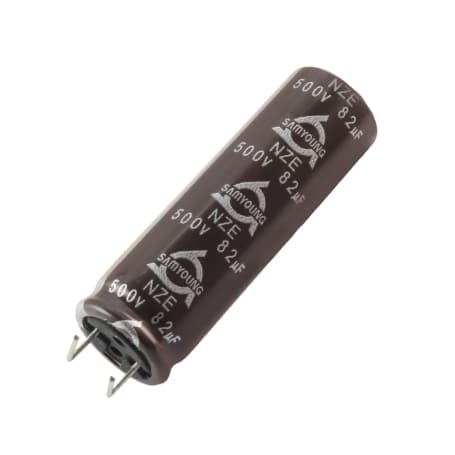 خازن الکترولیتی 82uF / 500V سری NZE کره ای مارک SAMYOUNG