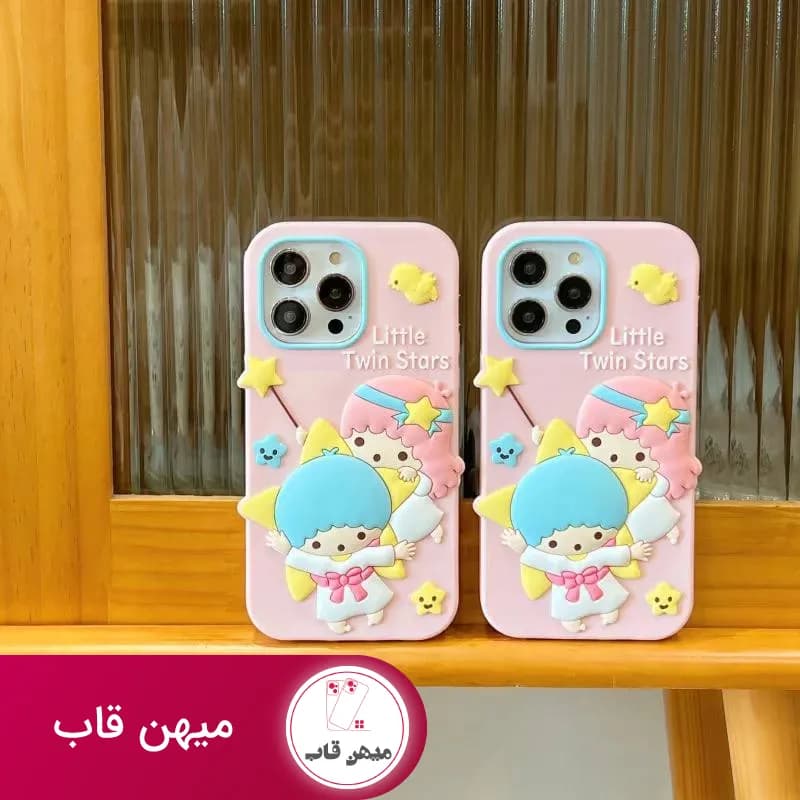 قاب گوشی آیفون little twin stars سیلیکونی - کد (۶۰۵۶۸)
