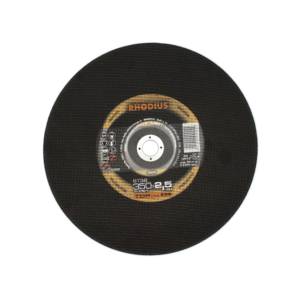 سنگ برش پروفیل بر قطر 350 ضخامت 2.5 رودیوس