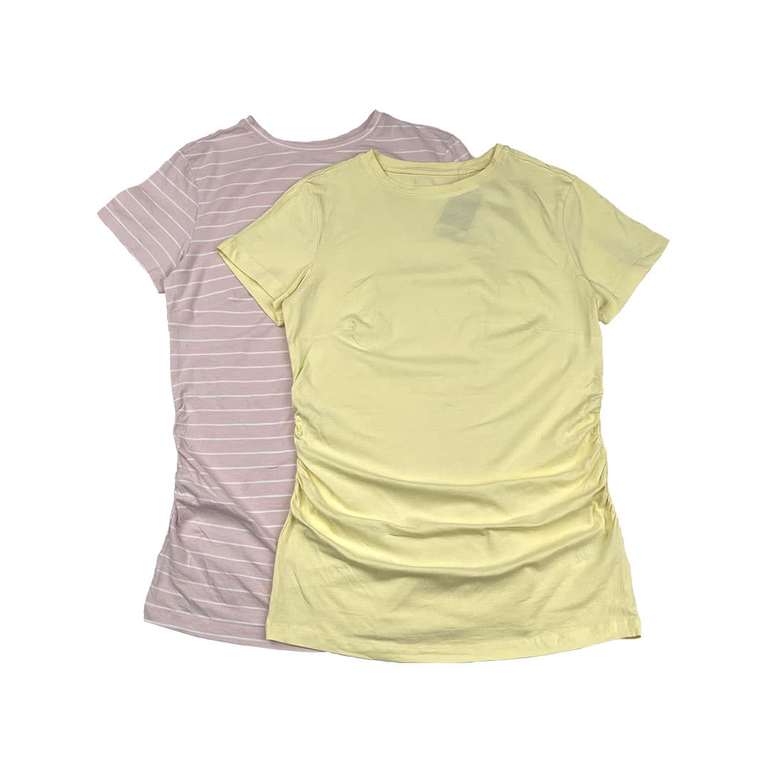 تیشرت بارداری زنانه برند esmara ( پک 2 عددی ) کد b3211