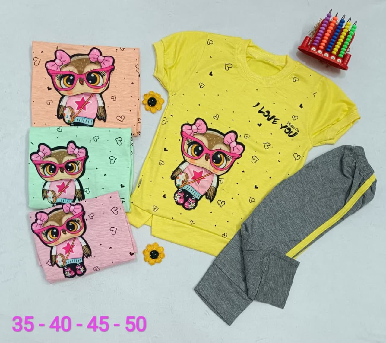 ۱۷۹-تیشرت شلوارک دخترانه