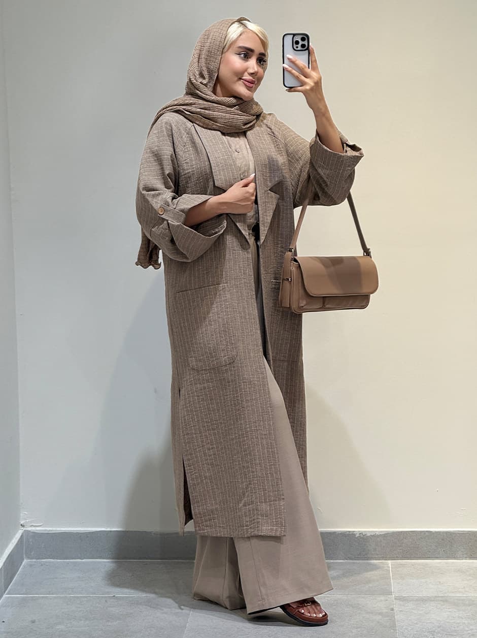 مانتو بلند زنانه کد 18721