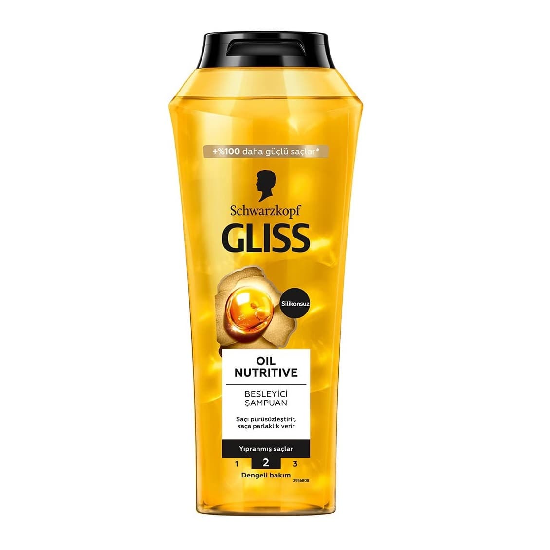 شامپو گلیس مدل Oil Nutritive مغذی و براق کننده مناسب موهای آسیب دیده