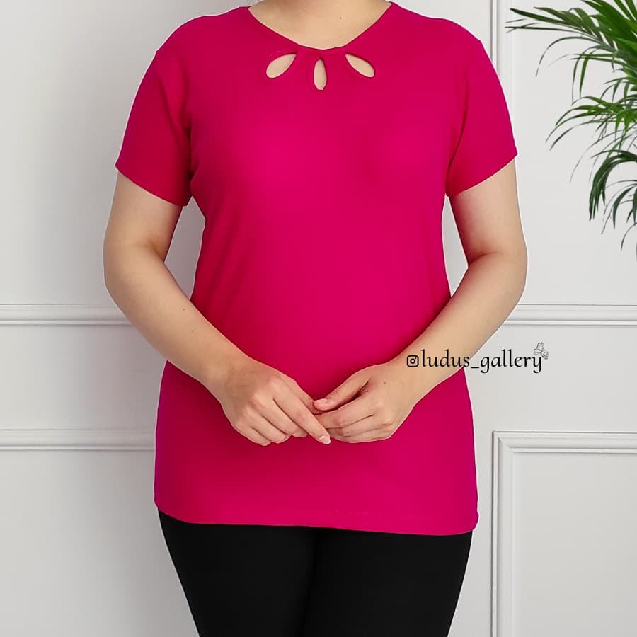 تیشرت کبریتی یقه سه اشکی