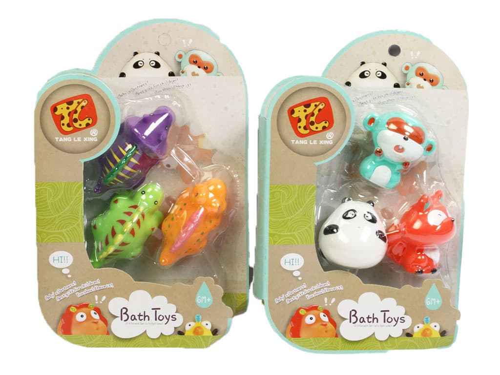 پوپت حمام 3 عددی نوزادی طرح حیوانات