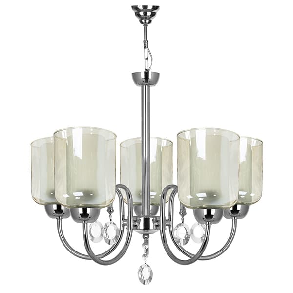 لوستر پنج شعله چشمه نور کد A812/5-C کروم
