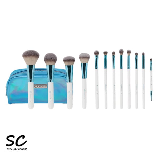 ست براش کیفی 12 عددی بی اچ کازمتیکس مدل Poolside Chic