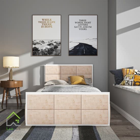 تخت خواب لمسه عرض 120