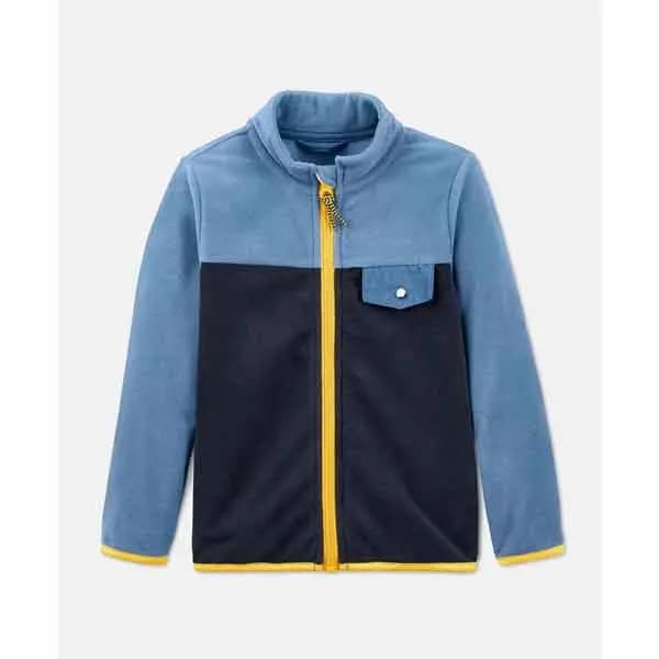 ژاکت پشمی پسرانه بچه گانه چیبو مدل Blue-Navy