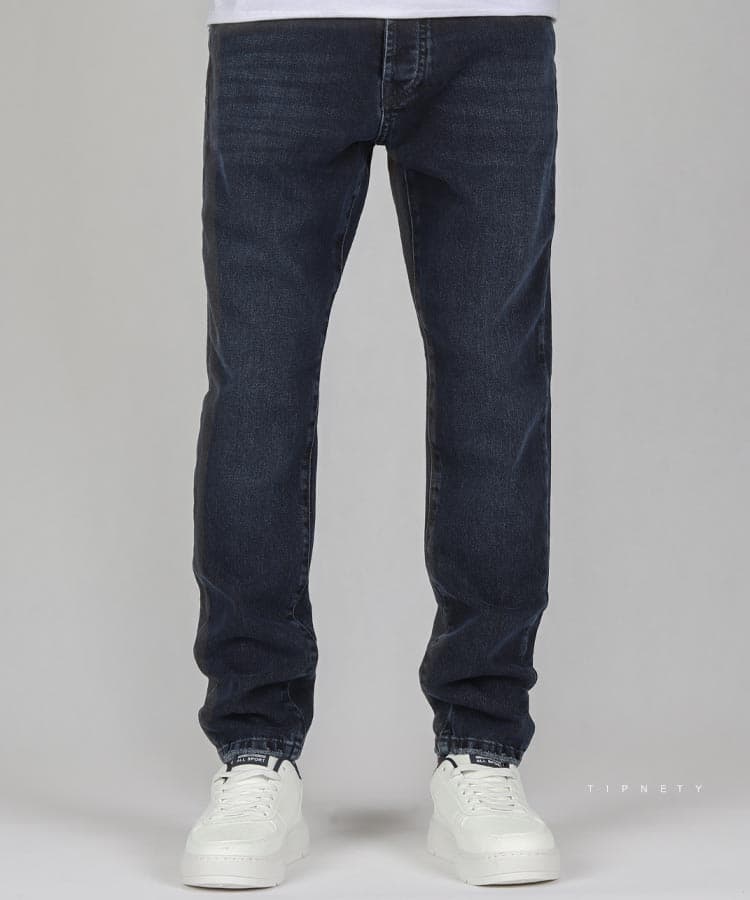 شلوار جین مام فیت مردانه ساده 3927