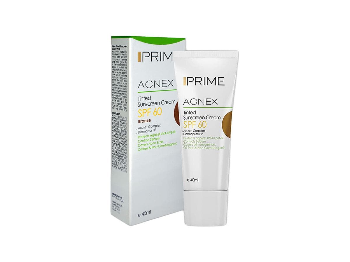 کرم ضد آفتاب پریم مدل اکنکس رنگ برنز SPF60