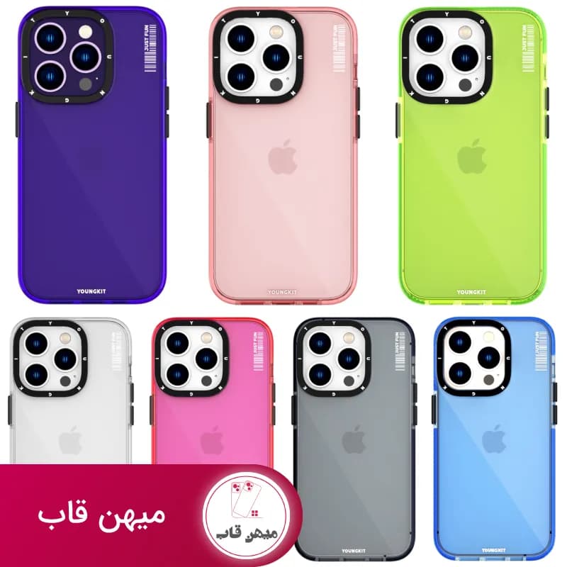 قاب گوشی یانگکیت Crystal رنگی - کد (۷۱۸۸۷)