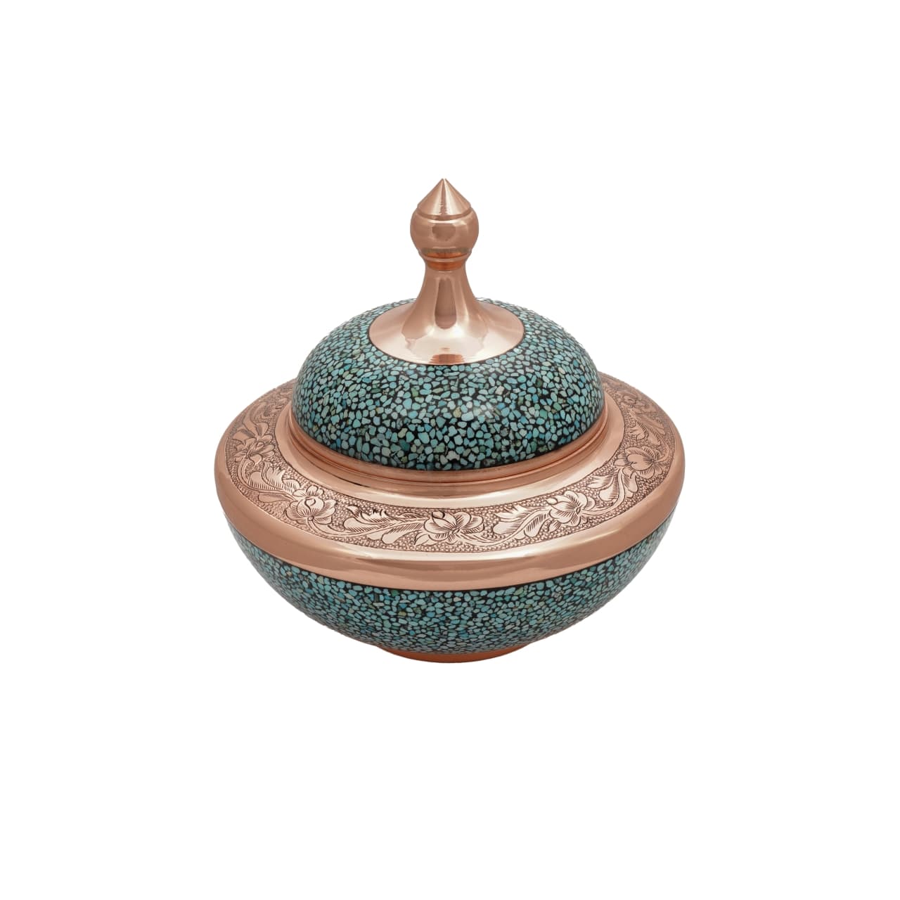 قندان سلجوقی فیروزه کوبی آقاجانی مدل f336